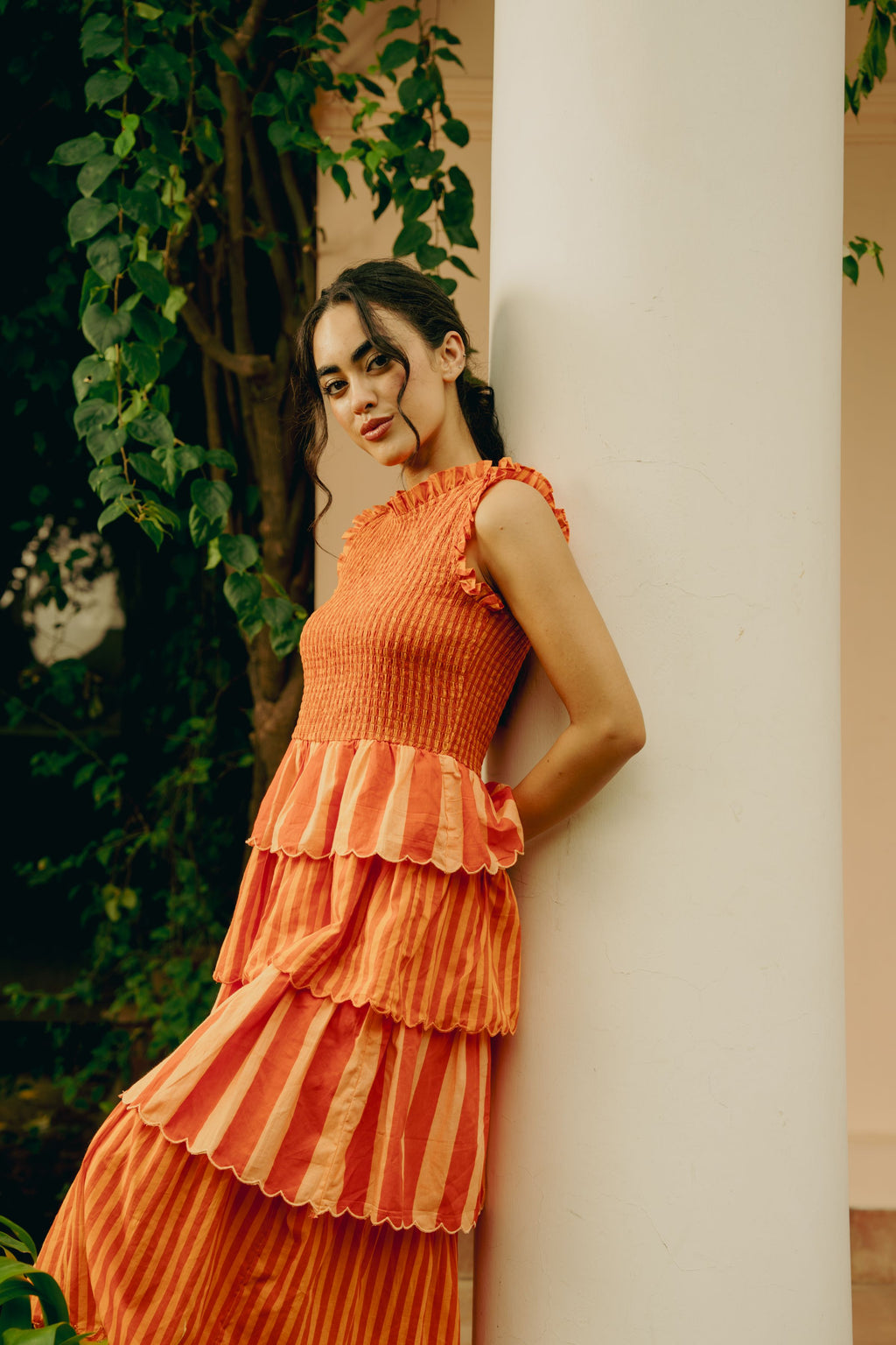 Sunset Stripe Maxi