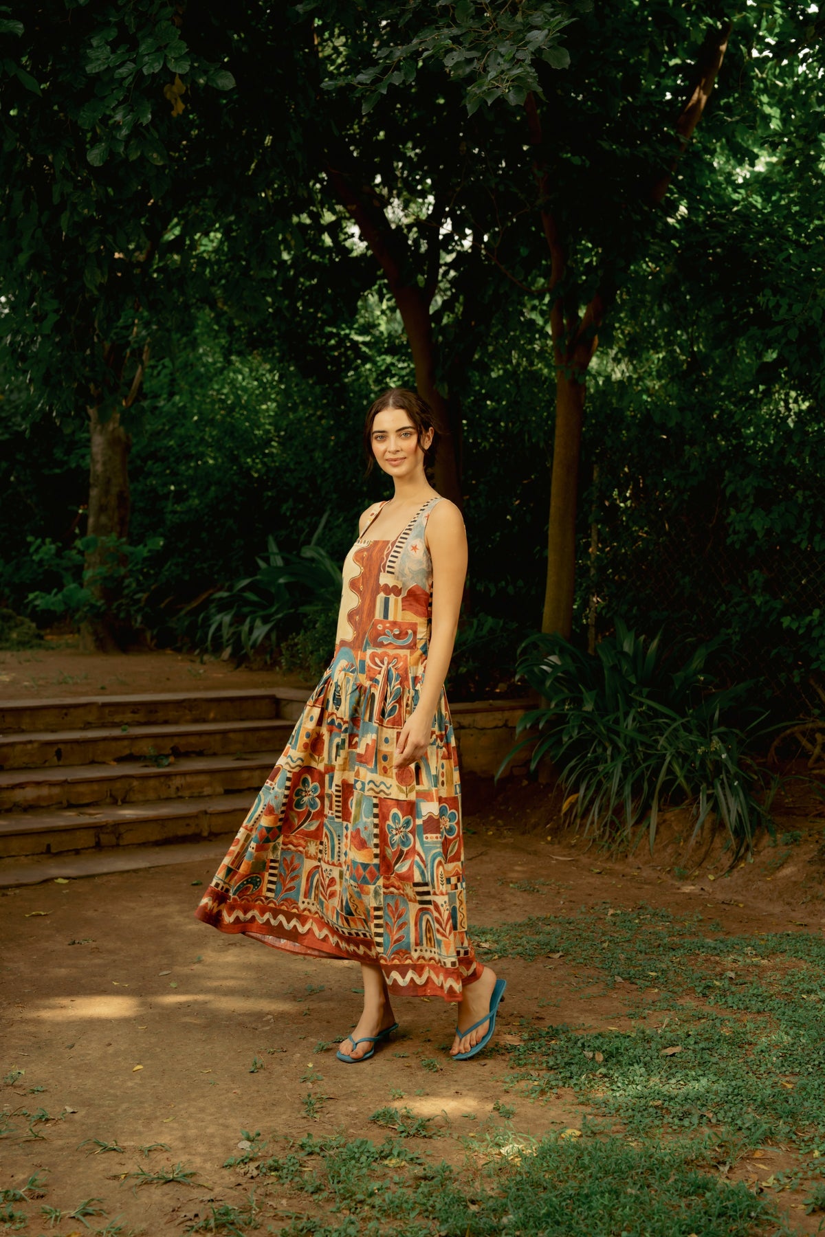 Terracotta Village Dress