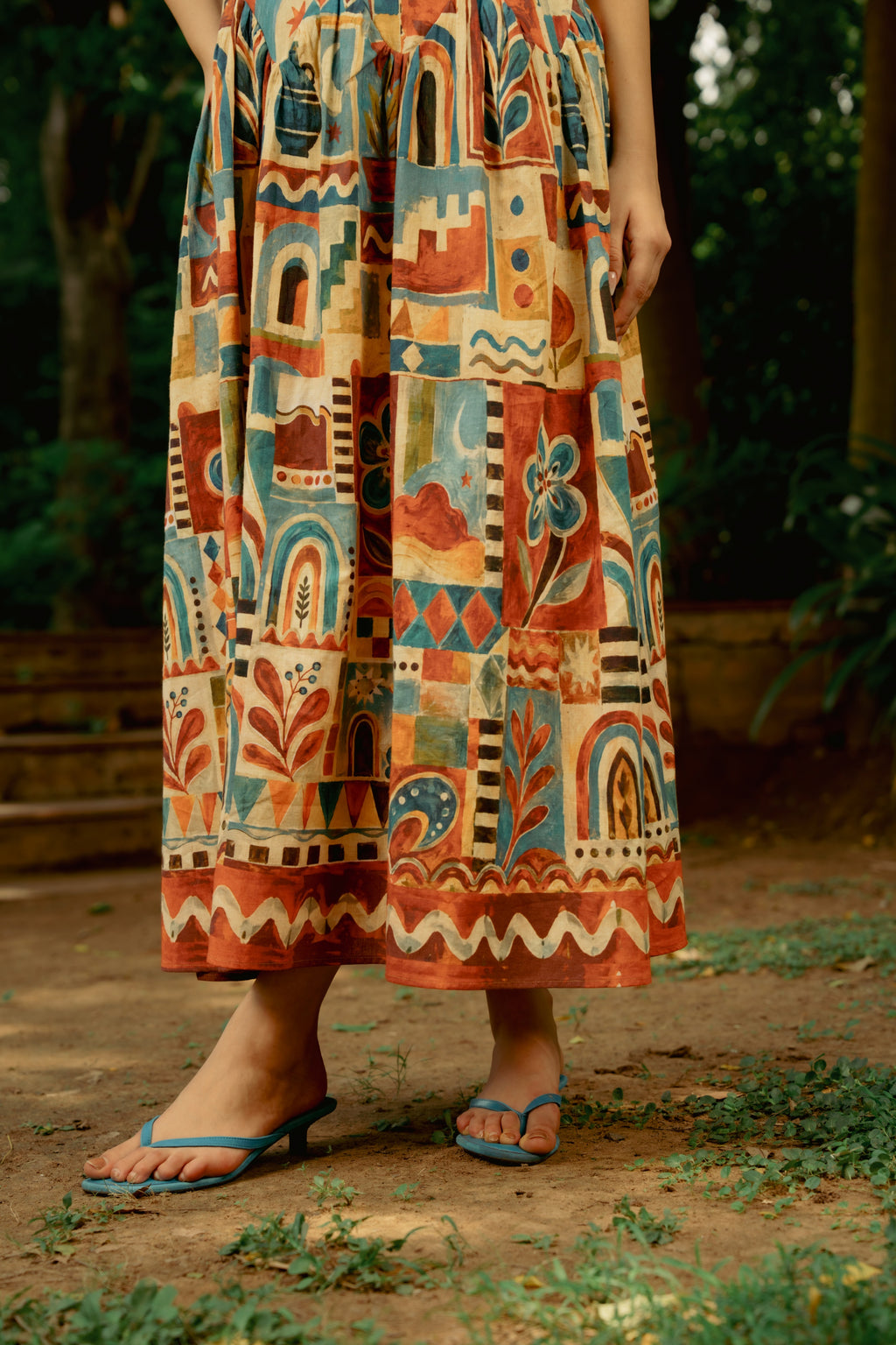 Terracotta Village Dress