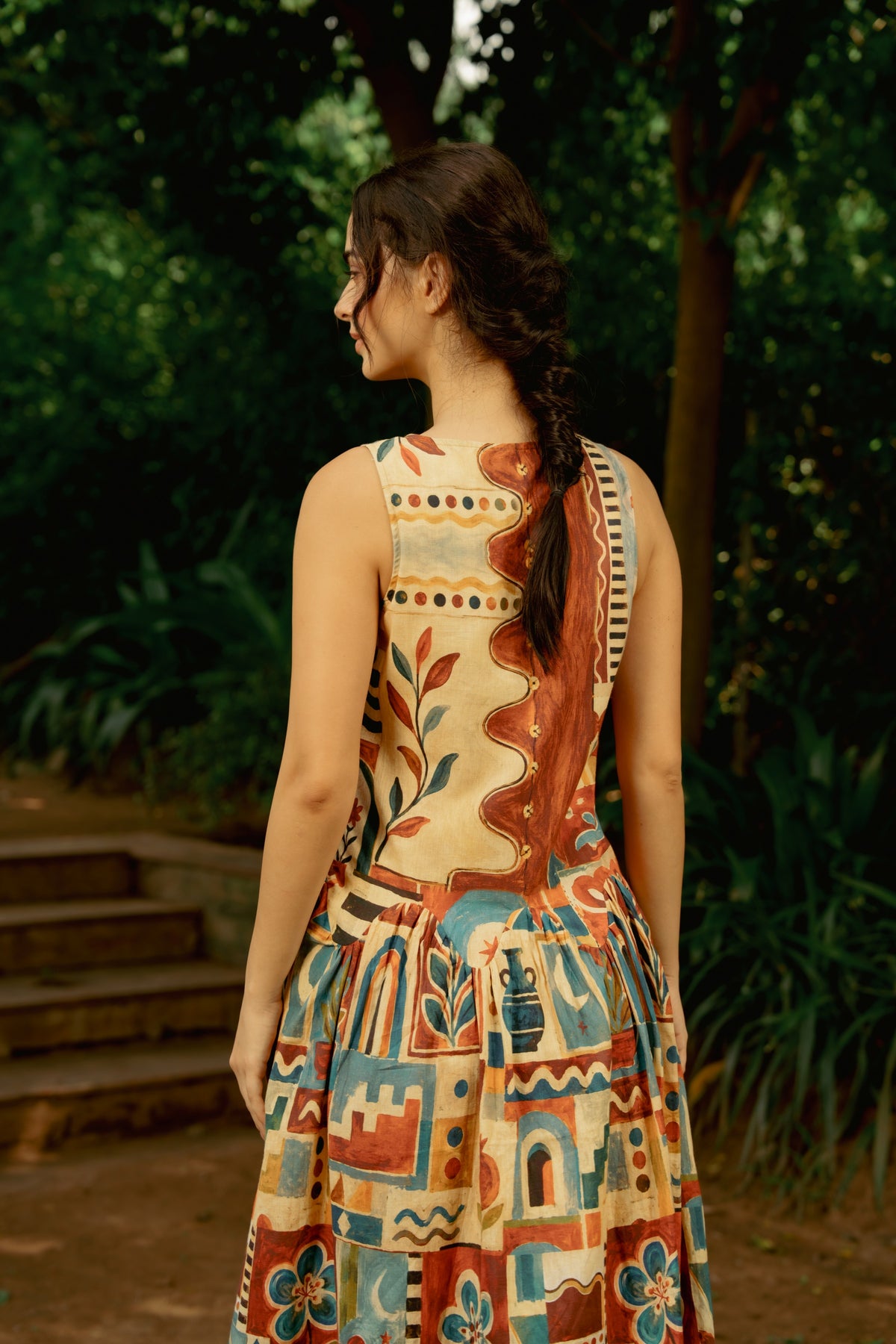 Terracotta Village Dress