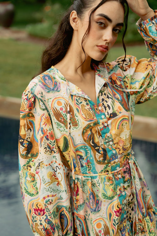 Amalfi Baby Doll Dress