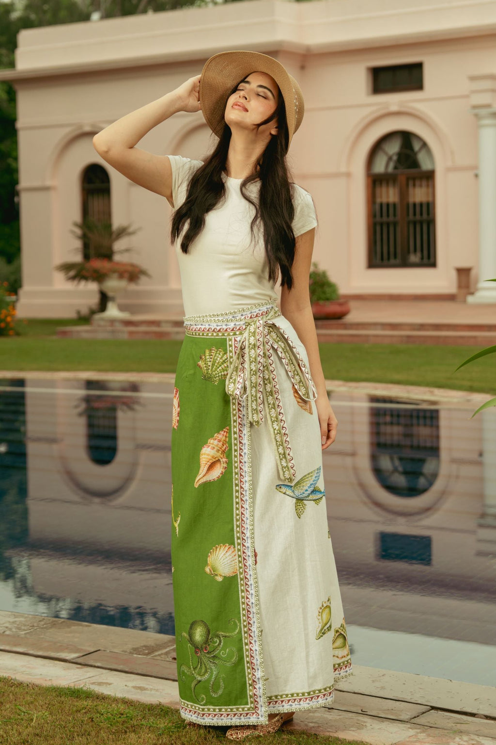 Under The Sea Wrap Skirt