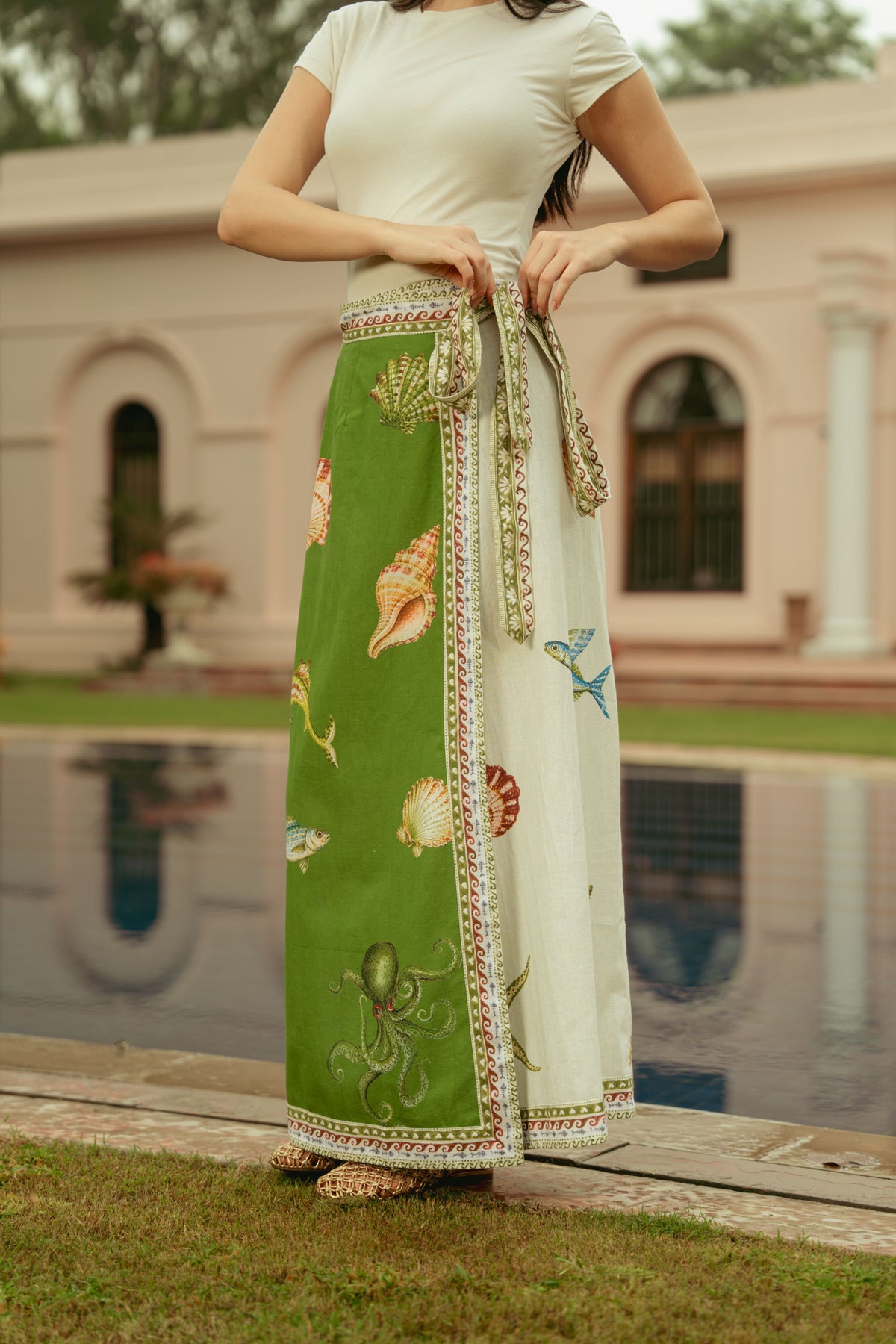 Under The Sea Wrap Skirt