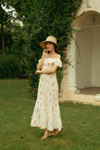 Off Shoulder Meadow Maxi