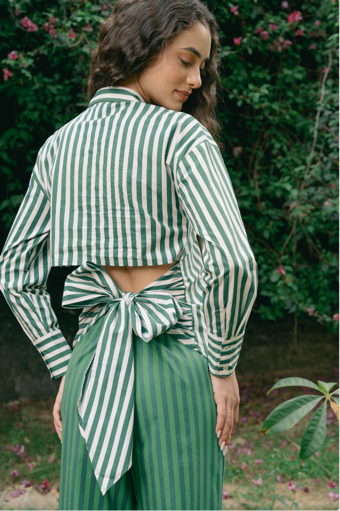 Tied in Green CO-ORD