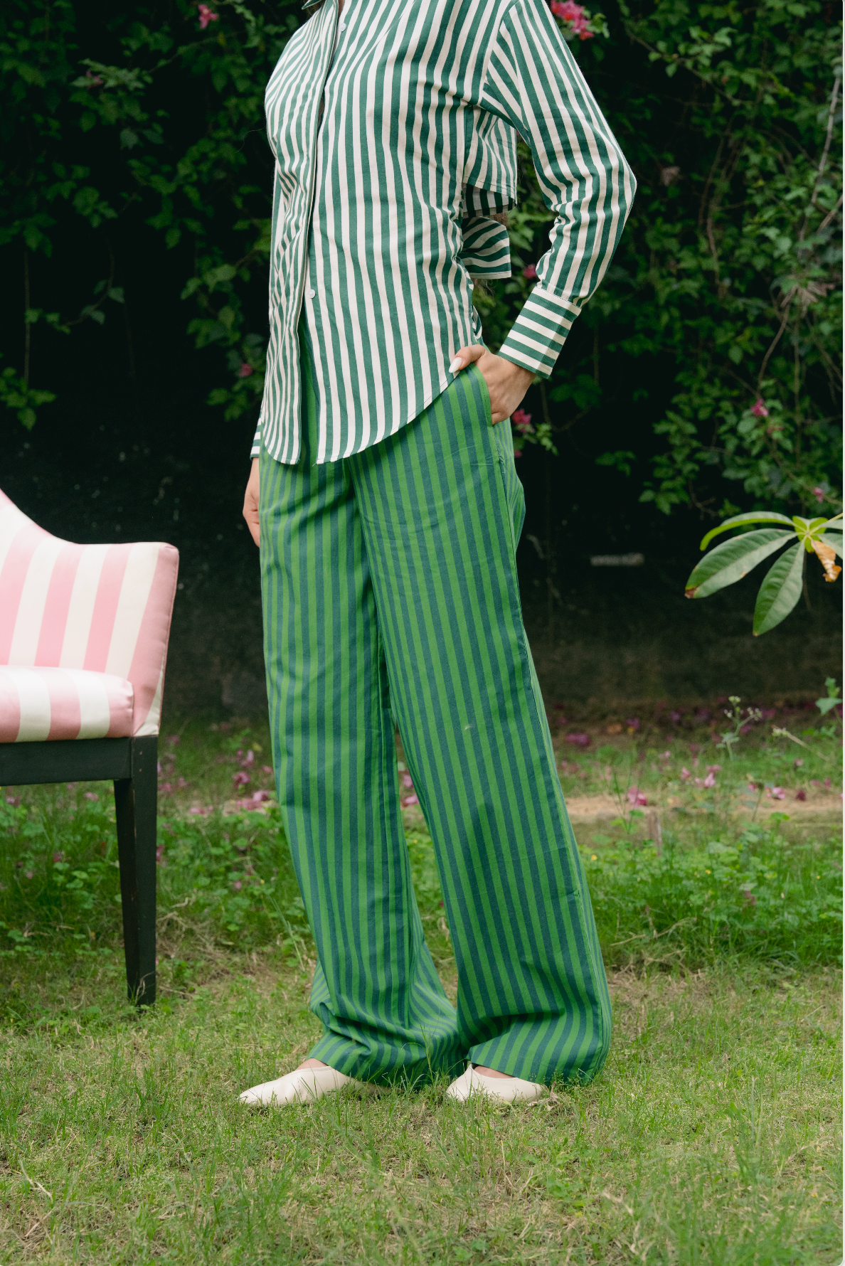 Tied in Green CO-ORD