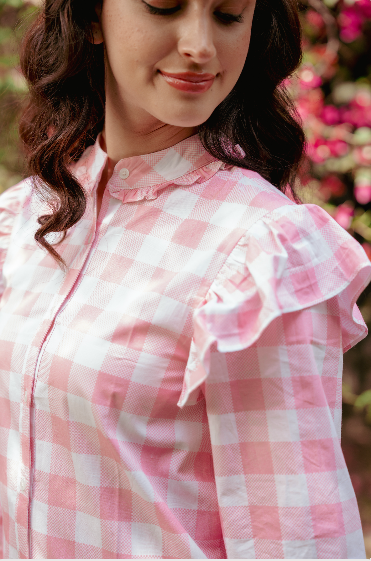 Rosé Gingham CO-ORD