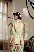 Sorbet Stripes Blazer Set